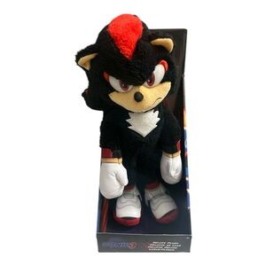 Sonic the Hedgehog 3 Shadow Deluxe Plush NIB Collectible Toy (2024)